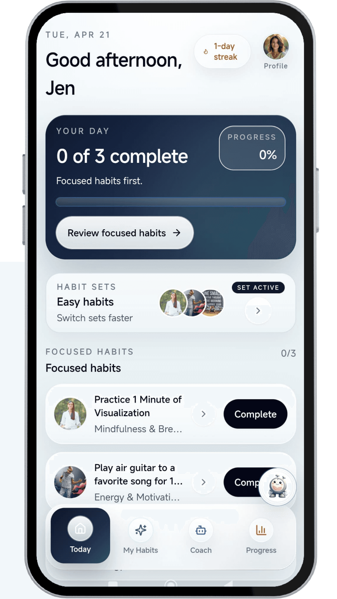 Daily Habit Tracking